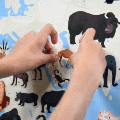Poster Géant 67 Stickers Animaux Du Monde POPPIK -Bébés Produits Magasin 3hlfhjhs