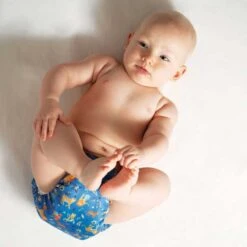 Couche Lavable TE1 - EASYFIT - Taille Unique (3.5-15kg) - Cobalt Big Cats TOTS BOTS -Bébés Produits Magasin 58wd2yum