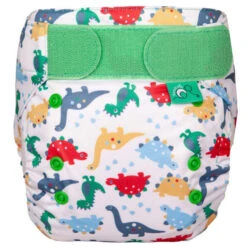 Couche Lavable TE1 - EASYFIT - Taille Unique (3.5-15kg) - Dino March TOTS BOTS