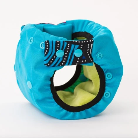 Couche Lavable TE2 - Taille 2 (4-8kg) - Bleu APIAFRIQUE 3 Couche Lavable TE2 - Taille 2 (4-8kg) - Bleu APIAFRIQUE