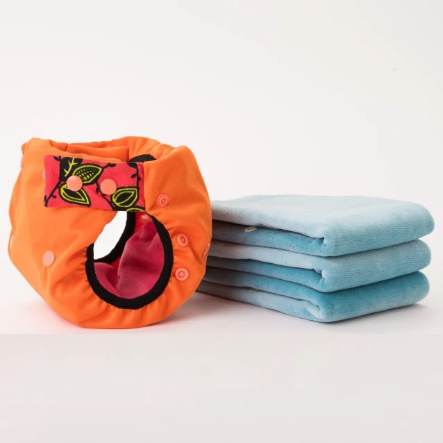 PACK DECOUVERTE Couches Lavables TE2 - Taille 1 (2.5-5kg) - Orange APIAFRIQUE 3 PACK DECOUVERTE Couches Lavables TE2 - Taille 1 (2.5-5kg) - Orange APIAFRIQUE