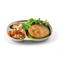 Plateau Repas Inox 3 Parties Enfant JOLI MONDE -Bébés Produits Magasin BBINOX JM01 14S2