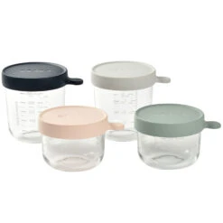 Coffret 4 Portions En Verre 2 X 150 Ml + 2 X 250 Ml BEABA