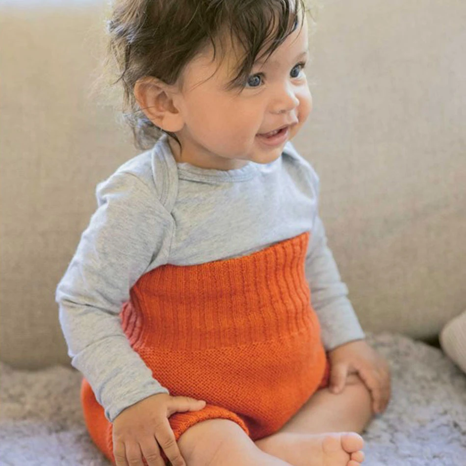 Culotte De Protection Orange En Laine Mérinos 3-6 Mois DISANA 4 Culotte De Protection Orange En Laine Mérinos 3-6 Mois DISANA – Image 2