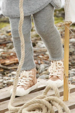 Legging En Pure Laine Mérinos Gris DISANA -Bébés Produits Magasin DISANA 33121210S4