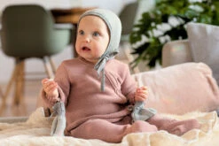 Combinaison En Pure Laine Mérinos Rose DISANA -Bébés Produits Magasin DISANA 3412315S1