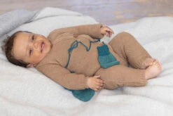 Combinaison En Pure Laine Mérinos Caramel DISANA -Bébés Produits Magasin DISANA 3412421S3