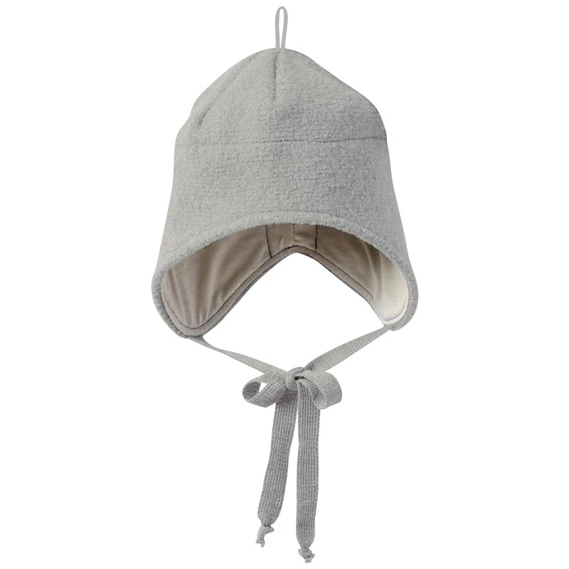 Bonnet En Laine Bouillie Gris DISANA 3 Bonnet En Laine Bouillie Gris DISANA