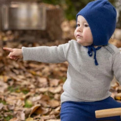 Bonnet En Laine Bouillie Marine DISANA -Bébés Produits Magasin DISANA 36212942023S3