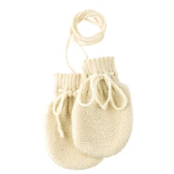 Moufles En Pure Laine Mérinos 0-12 Mois Naturel DISANA