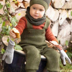 Moufles En Laine Bouillie Marine DISANA -Bébés Produits Magasin DISANA 3821121S2