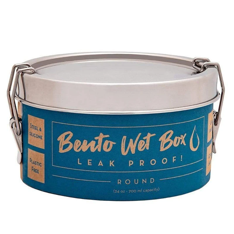 Lunch Box Inox Wet Ronde - ATTENTION Un Ressort Est Mal Serré ECOLUNCHBOX 3 Lunch Box Inox Wet Ronde - ATTENTION Un Ressort Est Mal Serré ECOLUNCHBOX