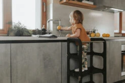 Tour D'observation Montessori Transformable Step'N'Sit - Black Silver ETTE TETE -Bébés Produits Magasin ETTETETETBLSS3