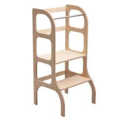 Tour Dobservation Montessori Transformable Step'N'Sit - Wood Gold ETTE TETE