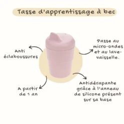 Tasse D'apprentissage Bleu LASSIG -Bébés Produits Magasin EZPZ tassesilicone ad 1 270323