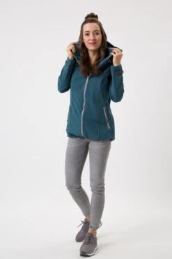 Veste Softshell De Grossesse Et De Portage Enigma - Petrol FUN2BEMUM -Bébés Produits Magasin F2BM NP42ENIGMAPETROLS3