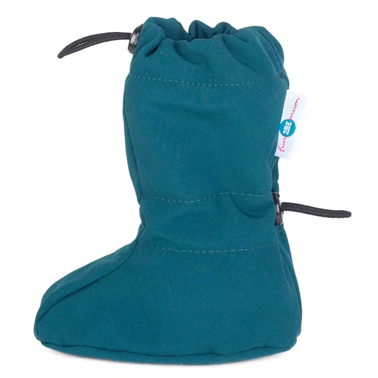 Chaussons De Portage Ajustables Softshell - Petrol FUN2BEMUM 3 Chaussons De Portage Ajustables Softshell - Petrol FUN2BEMUM