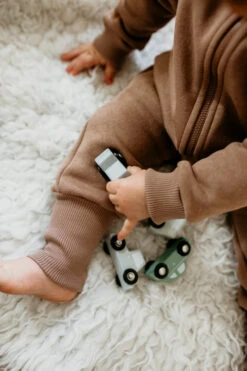 Combinaison En Coton - Latte FUN2BEMUM -Bébés Produits Magasin F2BM NP82LATTES1