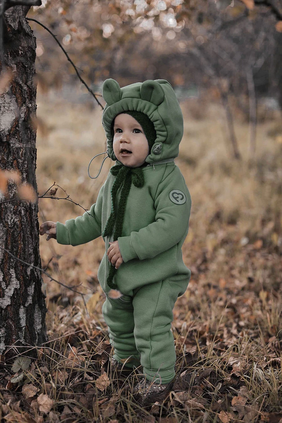 Combinaison En Coton - Olive FUN2BEMUM 4 Combinaison En Coton - Olive FUN2BEMUM – Image 2