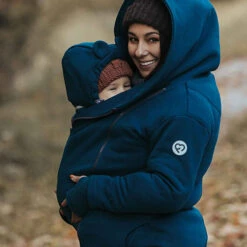 Manteau De Grossesse Et De Portage Kaya - Petrol FUN2BEMUM