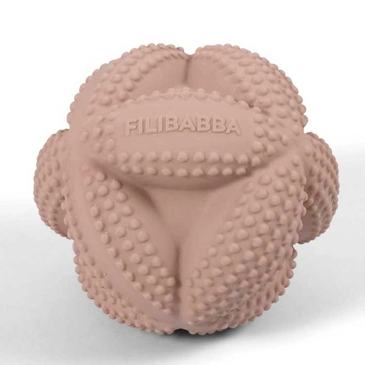 Balle Sensorielle Isa En Caoutchouc Naturel Blush FILIBABBA 3 Balle Sensorielle Isa En Caoutchouc Naturel Blush FILIBABBA