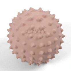 Balle Sensorielle Nor En Caoutchouc Naturel Blush FILIBABBA