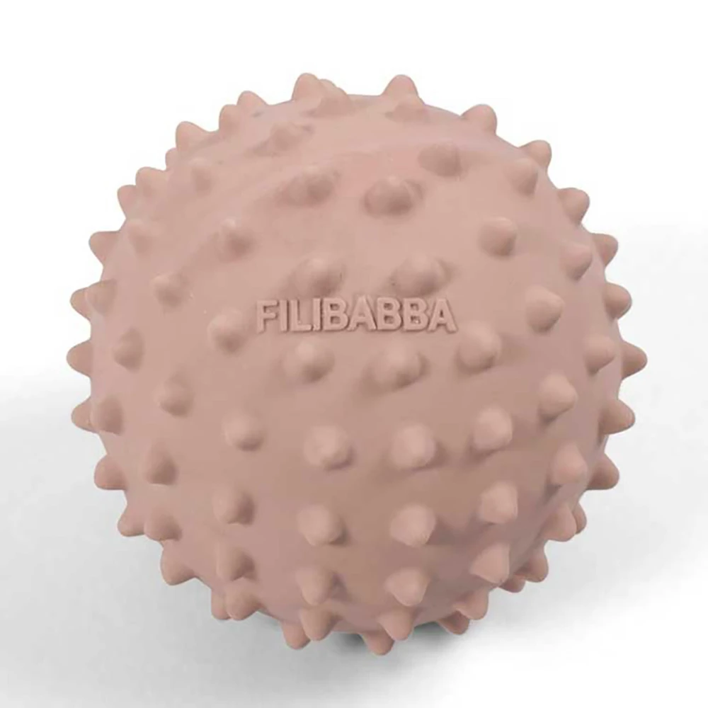 Balle Sensorielle Nor En Caoutchouc Naturel Blush FILIBABBA 3 Balle Sensorielle Nor En Caoutchouc Naturel Blush FILIBABBA