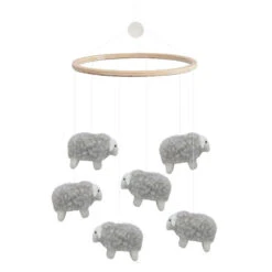 Mobile En Laine Feutrée Comptons Les Moutons GAMCHA