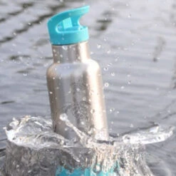 Gourde En Inox Isotherme 500 Ml Funky Tortues GASPAJOE -Bébés Produits Magasin GASPAJOE F50S2