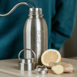 Gourde En Inox Isotherme 700 Ml Friendly Fleurs De Cerisier GASPAJOE -Bébés Produits Magasin GASPAJOE FPK31S2