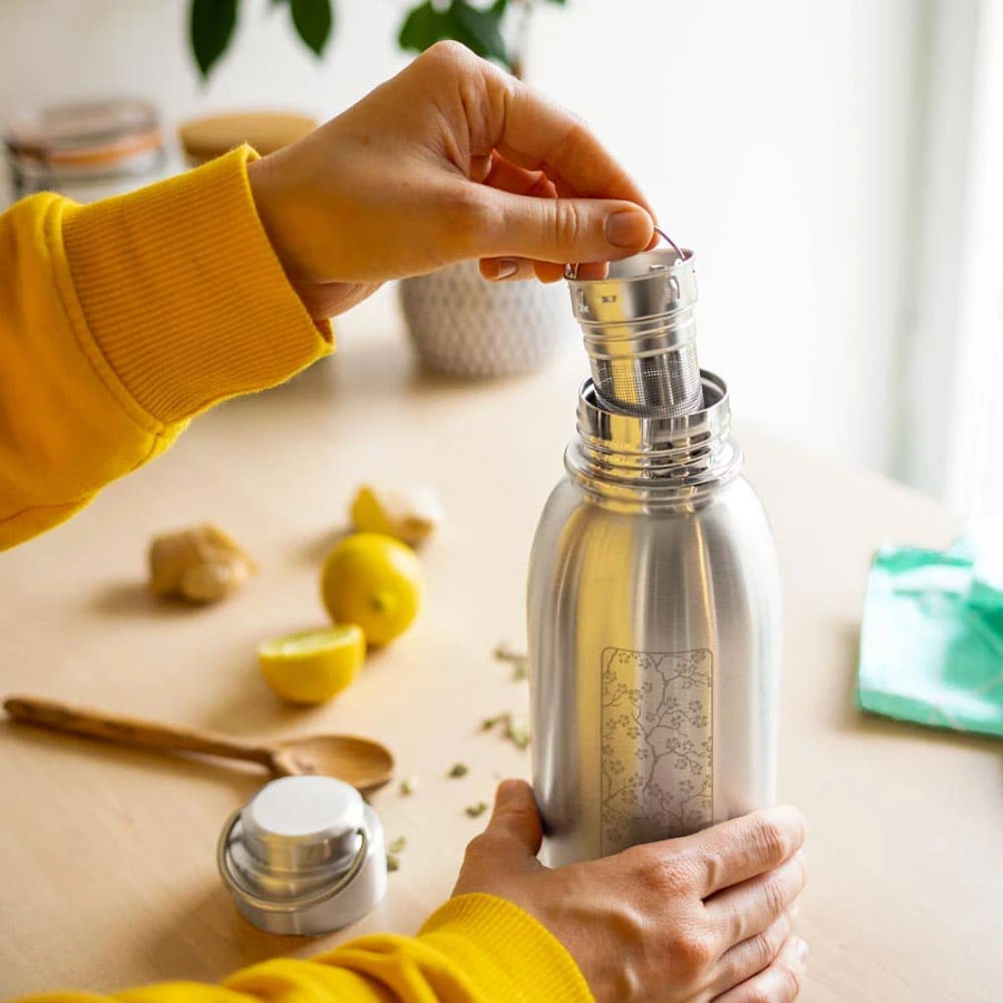 Gourde En Inox Isotherme 700 Ml Friendly Plume GASPAJOE 7 Gourde En Inox Isotherme 700 Ml Friendly Plume GASPAJOE – Image 5