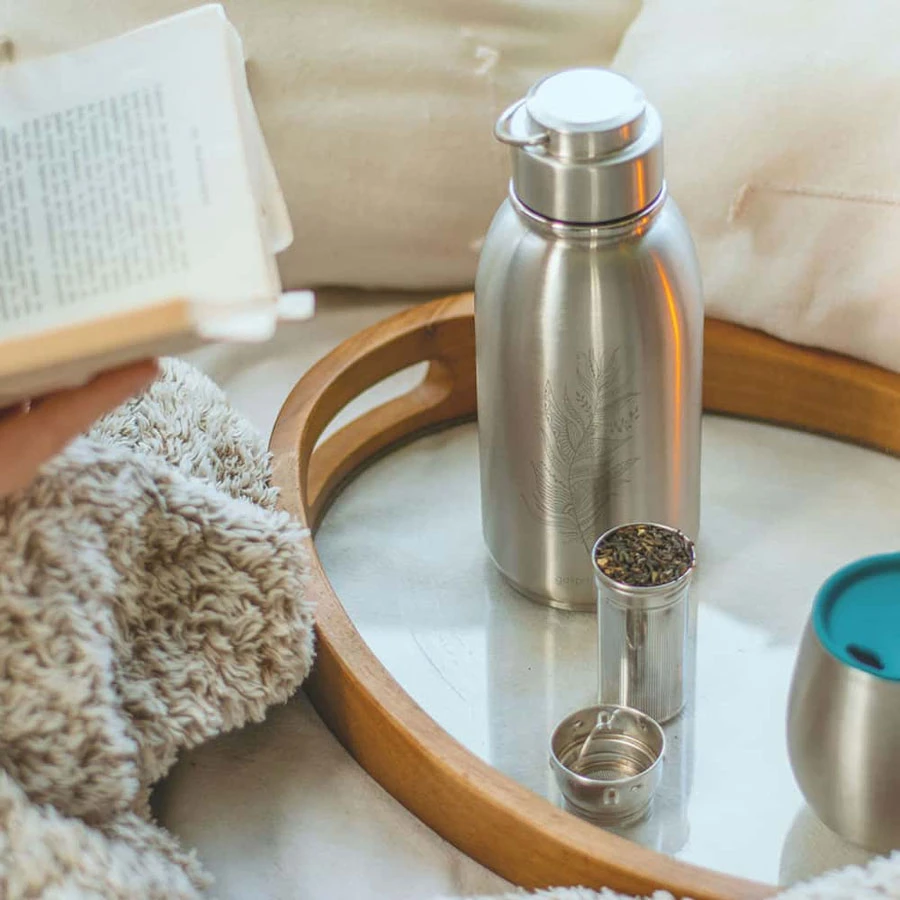 Gourde En Inox Isotherme 700 Ml Friendly Plume GASPAJOE 4 Gourde En Inox Isotherme 700 Ml Friendly Plume GASPAJOE – Image 2