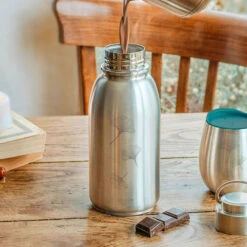 Gourde En Inox Isotherme 700 Ml Friendly Ginkgo GASPAJOE -Bébés Produits Magasin GASPAJOE FPK38S1