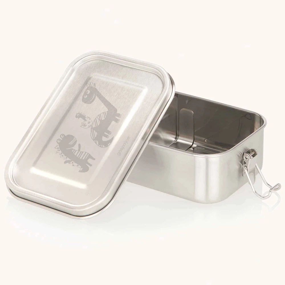 Lunch Box Inox Yummy 800 Ml Dinosaures GASPAJOE 3 Lunch Box Inox Yummy 800 Ml Dinosaures GASPAJOE