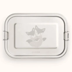 Lunch Box Inox Yummy 800 Ml Renards GASPAJOE -Bébés Produits Magasin GASPAJOE YM7s2