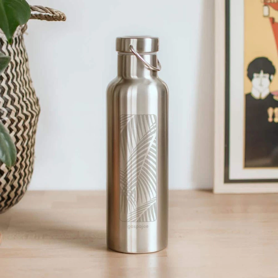 Gourde En Inox Isotherme 750 Ml Groovy Palmier GASPAJOE 5 Gourde En Inox Isotherme 750 Ml Groovy Palmier GASPAJOE – Image 3