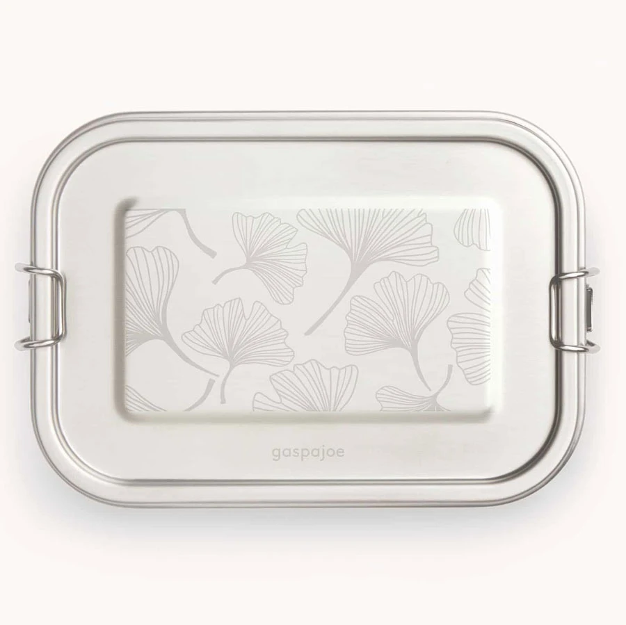Lunch Box Inox Yummy 800 Ml Ginkgo GASPAJOE 7 Lunch Box Inox Yummy 800 Ml Ginkgo GASPAJOE – Image 5