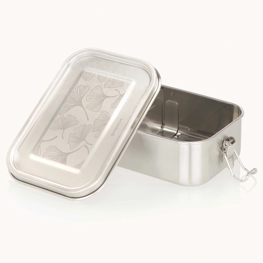 Lunch Box Inox Yummy 800 Ml Ginkgo GASPAJOE 3 Lunch Box Inox Yummy 800 Ml Ginkgo GASPAJOE