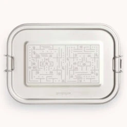 Lunch Box Inox Yummy 800 Ml Rétro Game GASPAJOE -Bébés Produits Magasin GASPAJOEYM5S2