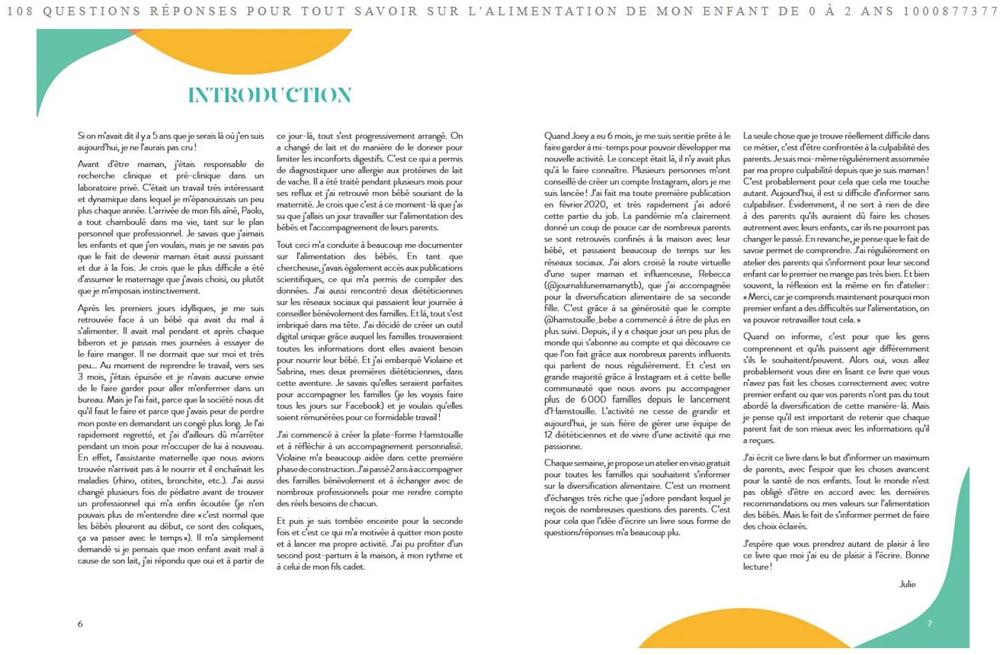 Livre 108 Questions Et Leurs Réponses Pour Tout Savoir Sur L'alimentation De Votre Enfant De 0 à 2 Ans HATIER 6 Livre 108 Questions Et Leurs Réponses Pour Tout Savoir Sur L'alimentation De Votre Enfant De 0 à 2 Ans HATIER – Image 4