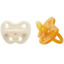 Lot De 2 Tétines Physiologiques Milky White Et Natural 3-36 Mois HEVEA