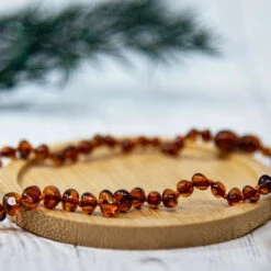 Collier D'Ambre Bébé Cognac IRREVERSIBLE BIJOUX -Bébés Produits Magasin IRREVERSIBLE BN 1 1COGNS3