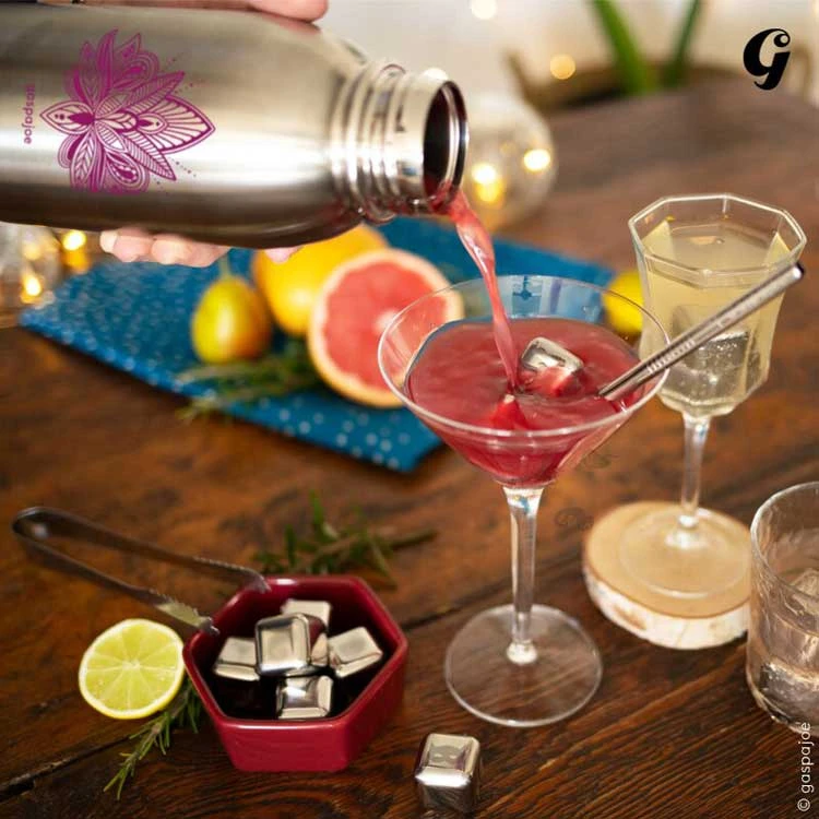 Boite De 8 Glaçons En Inox Icy GASPAJOE 4 Boite De 8 Glaçons En Inox Icy GASPAJOE – Image 2