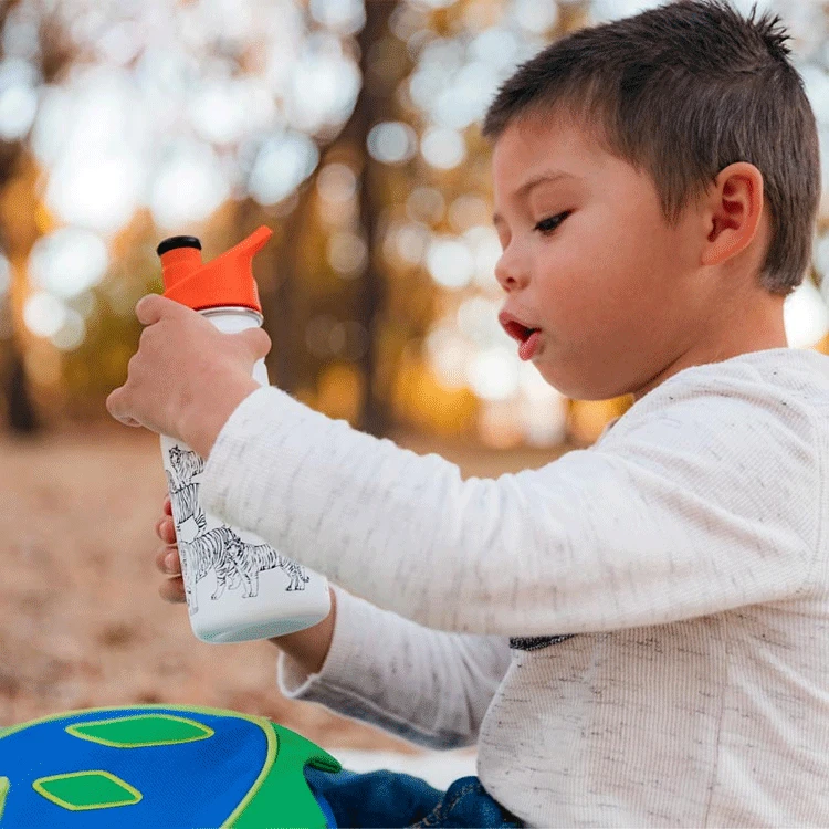 Gourde Inox 355 Ml Bouchon Sport Tigers KLEAN KANTEEN 4 Gourde Inox 355 Ml Bouchon Sport Tigers KLEAN KANTEEN – Image 2