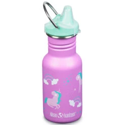 Gourde Inox 355 Ml Bouchon Sippy Unicorns KLEAN KANTEEN