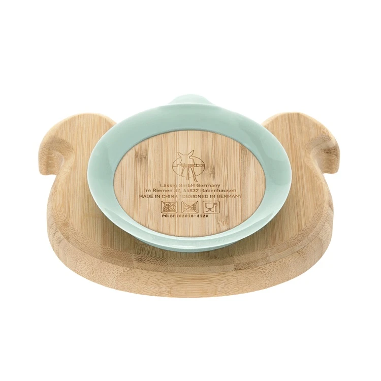 Assiette Ventousée En Bambou Chien LASSIG 6 Assiette Ventousée En Bambou Chien LASSIG – Image 4