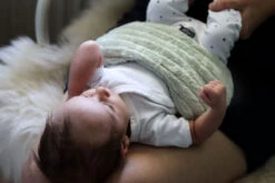 Bouillotte Sèche Déhoussable Aux Graines De Lin - Pale Green KIPKEP -Bébés Produits Magasin KIPKEP 8718182143720S5