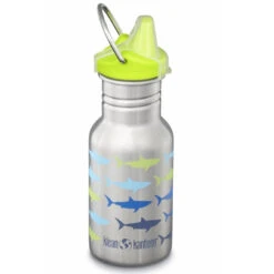 Gourde Inox 355 Ml Bouchon Sippy Sharks KLEAN KANTEEN