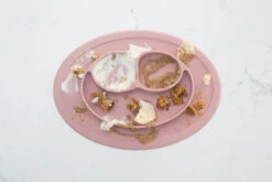 Assiette Antidérapante MINI Mat ROSE POUDRE EZPZ 9 Assiette Antidérapante MINI Mat ROSE POUDRE EZPZ -Bébés Produits Magasin Kulcolors 250