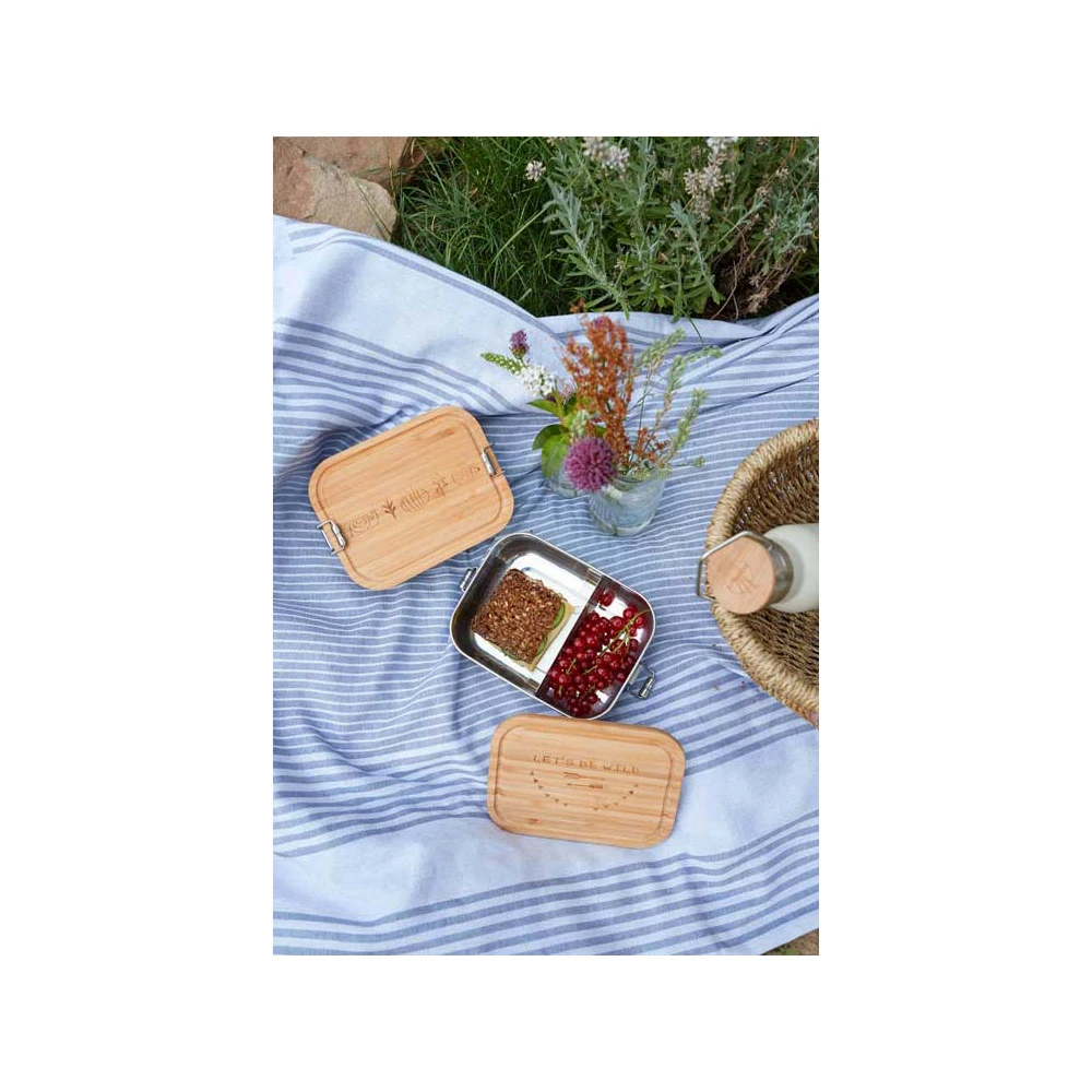 Boîte à Goûter En Inox Et Bambou Adventure LASSIG 8 Boîte à Goûter En Inox Et Bambou Adventure LASSIG – Image 6